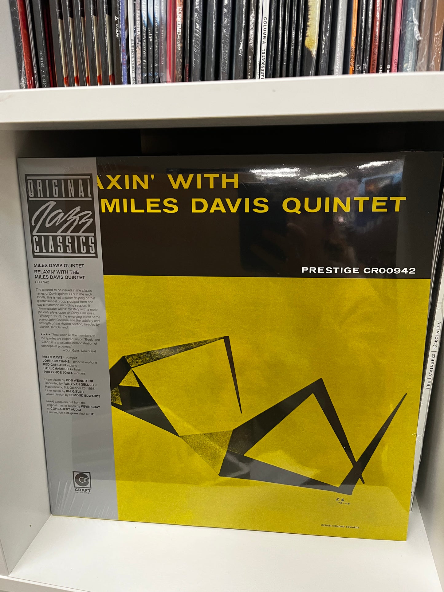 Relaxin' with the Miles Davis Quintet (Original Jazz Classics Series) LP