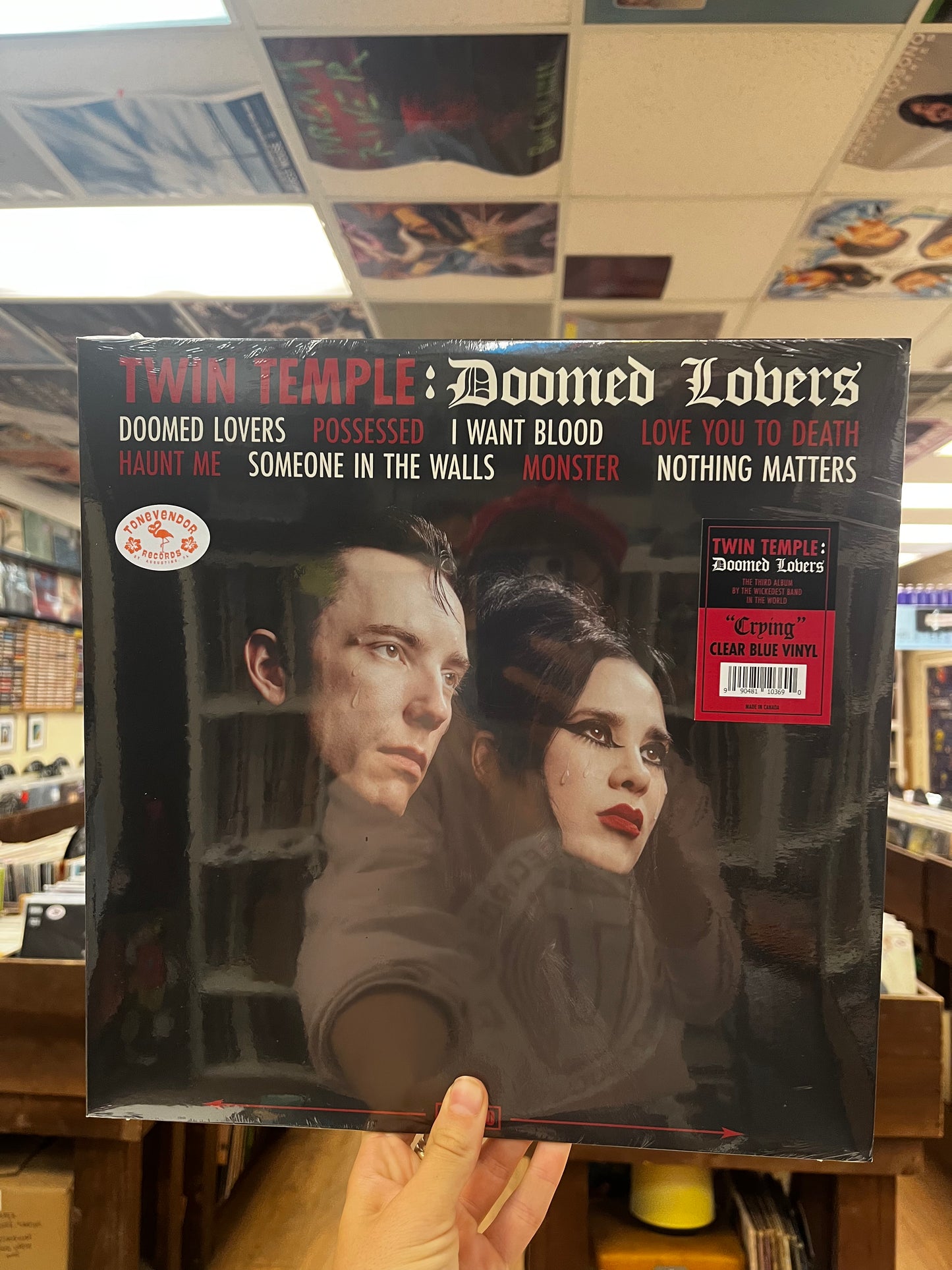 Twin Temple - Doomed Lovers (Clear Blue Vinyl) LP