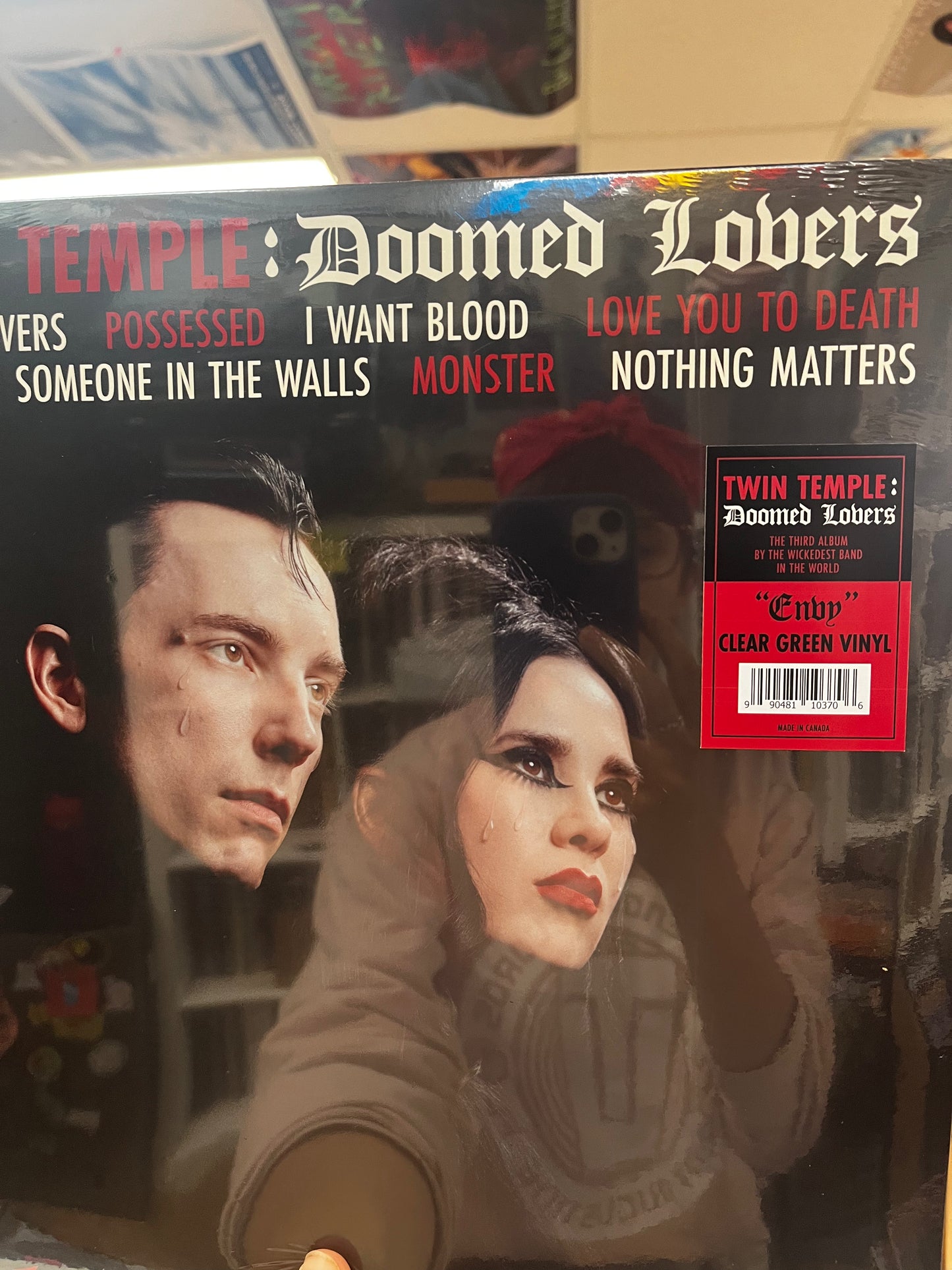 Twin Temple - Doomed Lovers (Clear Green Vinyl) LP