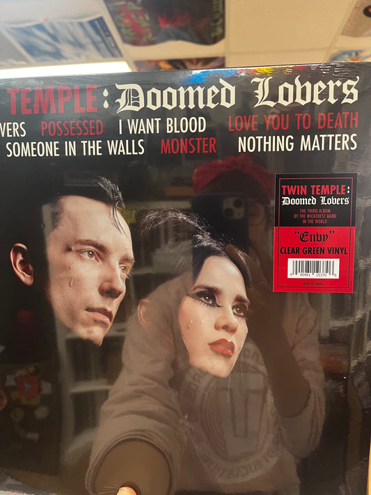 Twin Temple - Doomed Lovers (Clear Green Vinyl) LP