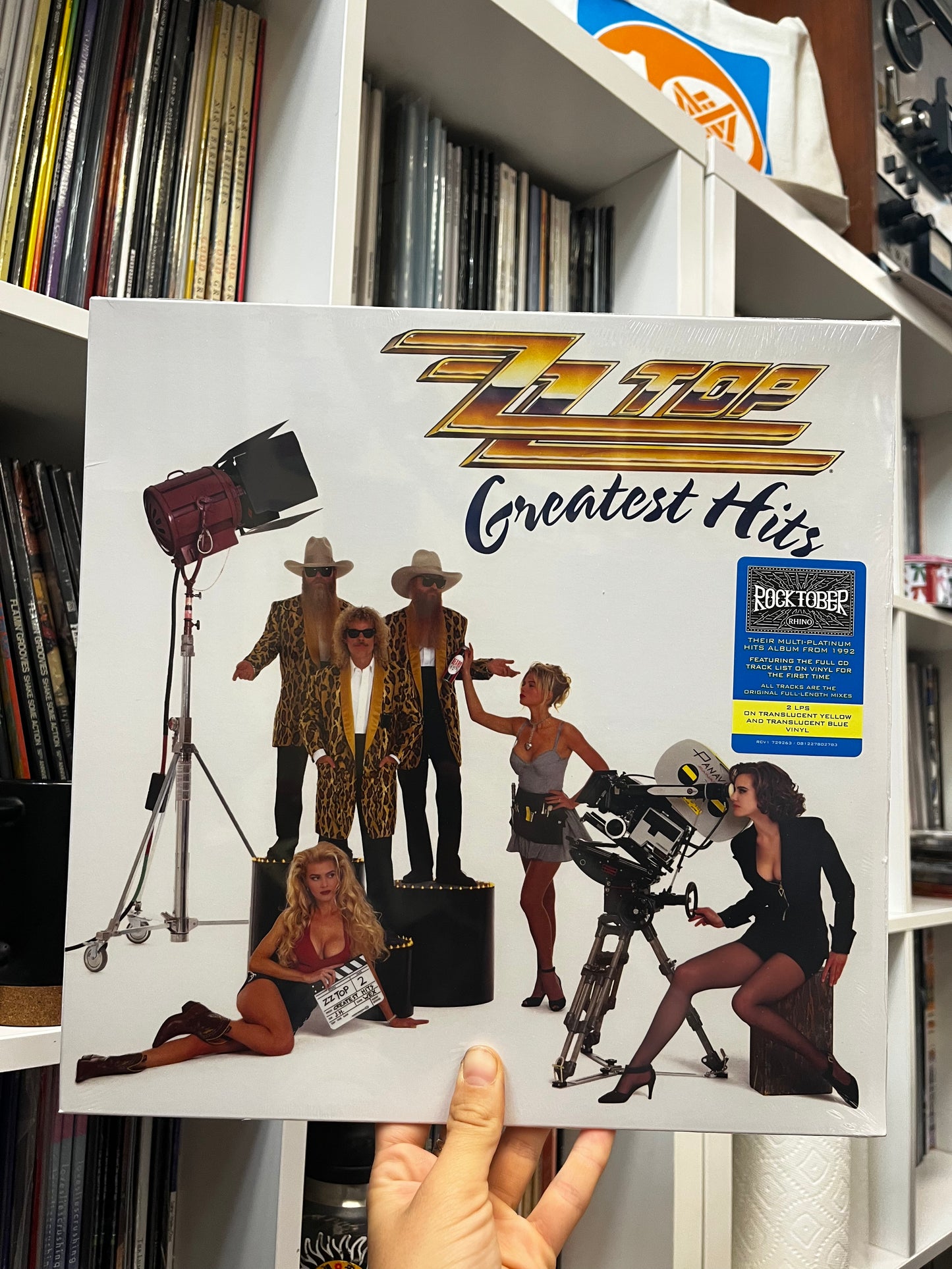 ZZ Top - Greatest Hits Translucent Yellow & Blue Vinyl (ROCKTOBER) LP