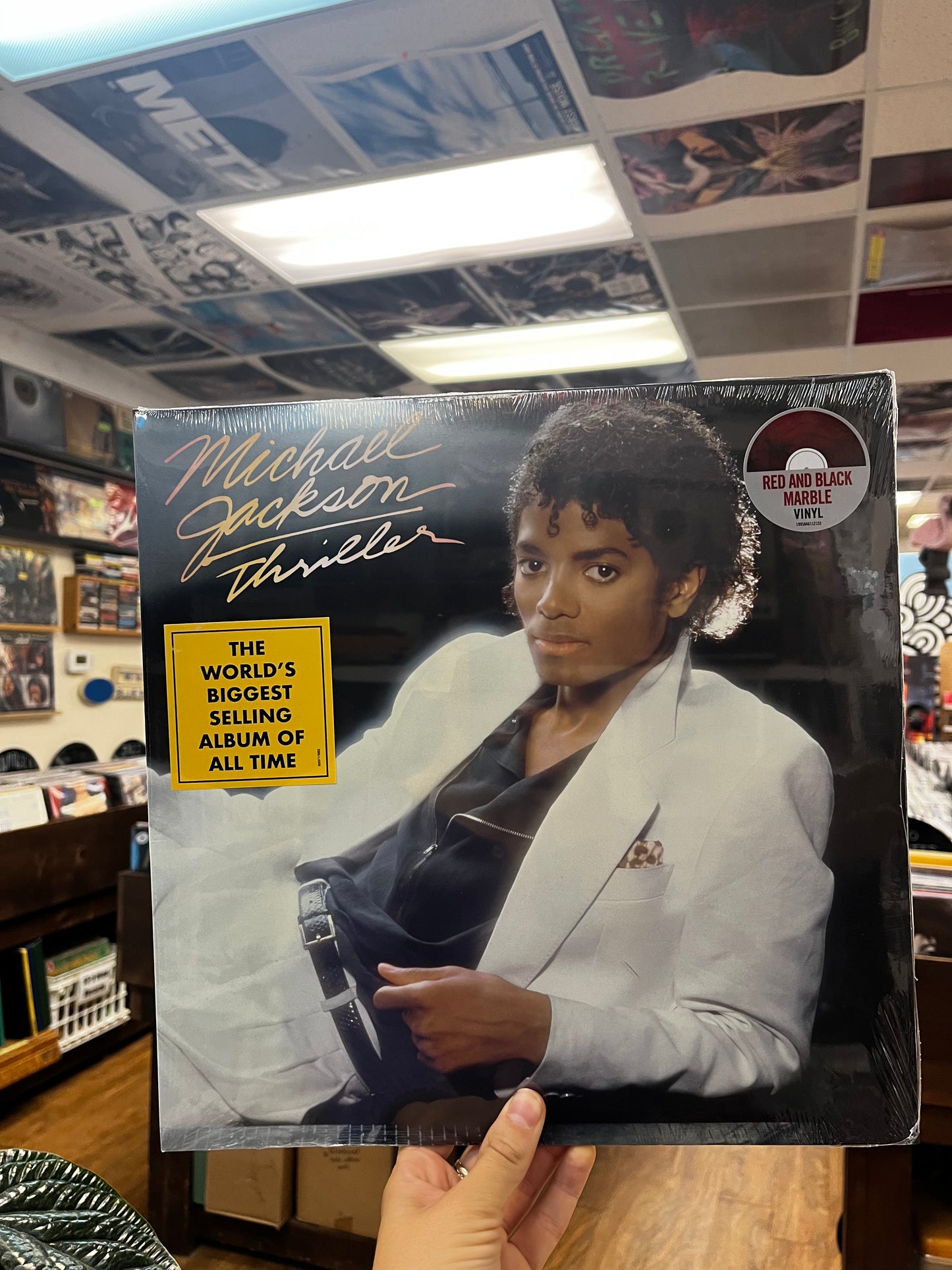Michael Jackson - Thriller (Red & Black Marble Vinyl) LP
