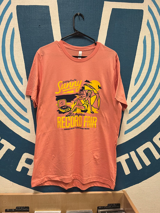 St. Augustine Record Fair 2025 T-Shirt - Pink