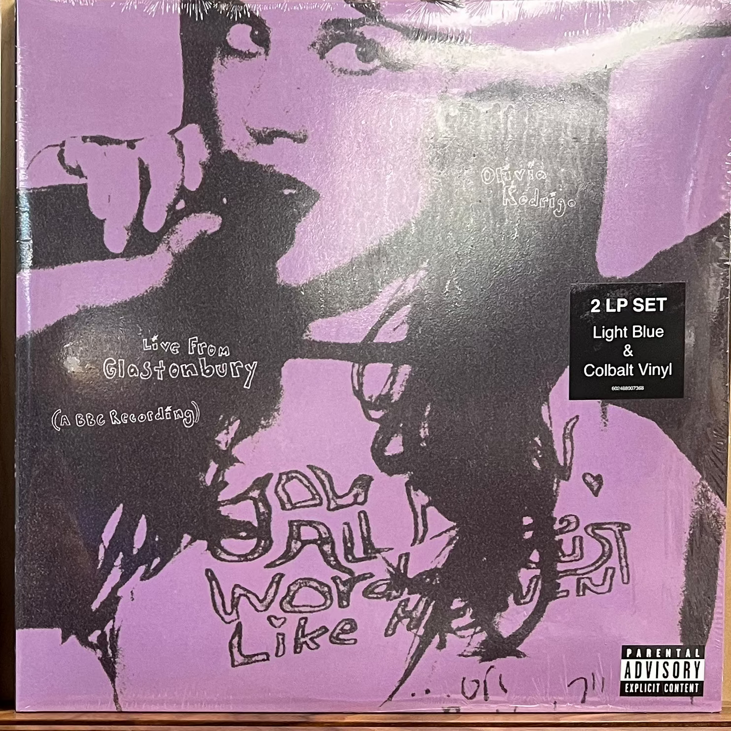 Olivia Rodrigo - Live From Glastonbury Light Blue & Cobalt 2xLP
