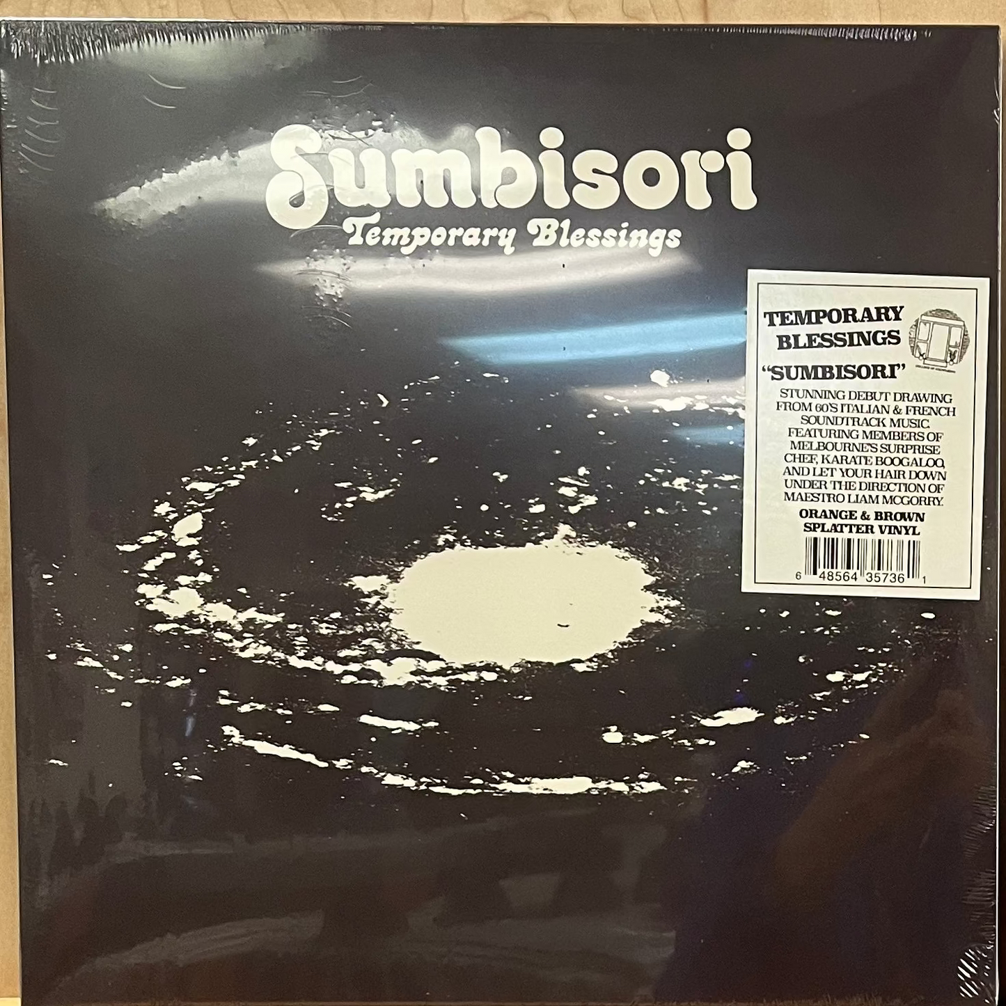 Sumbisori - Temporary Blessings Orange & Brown Splatter Vinyl LP