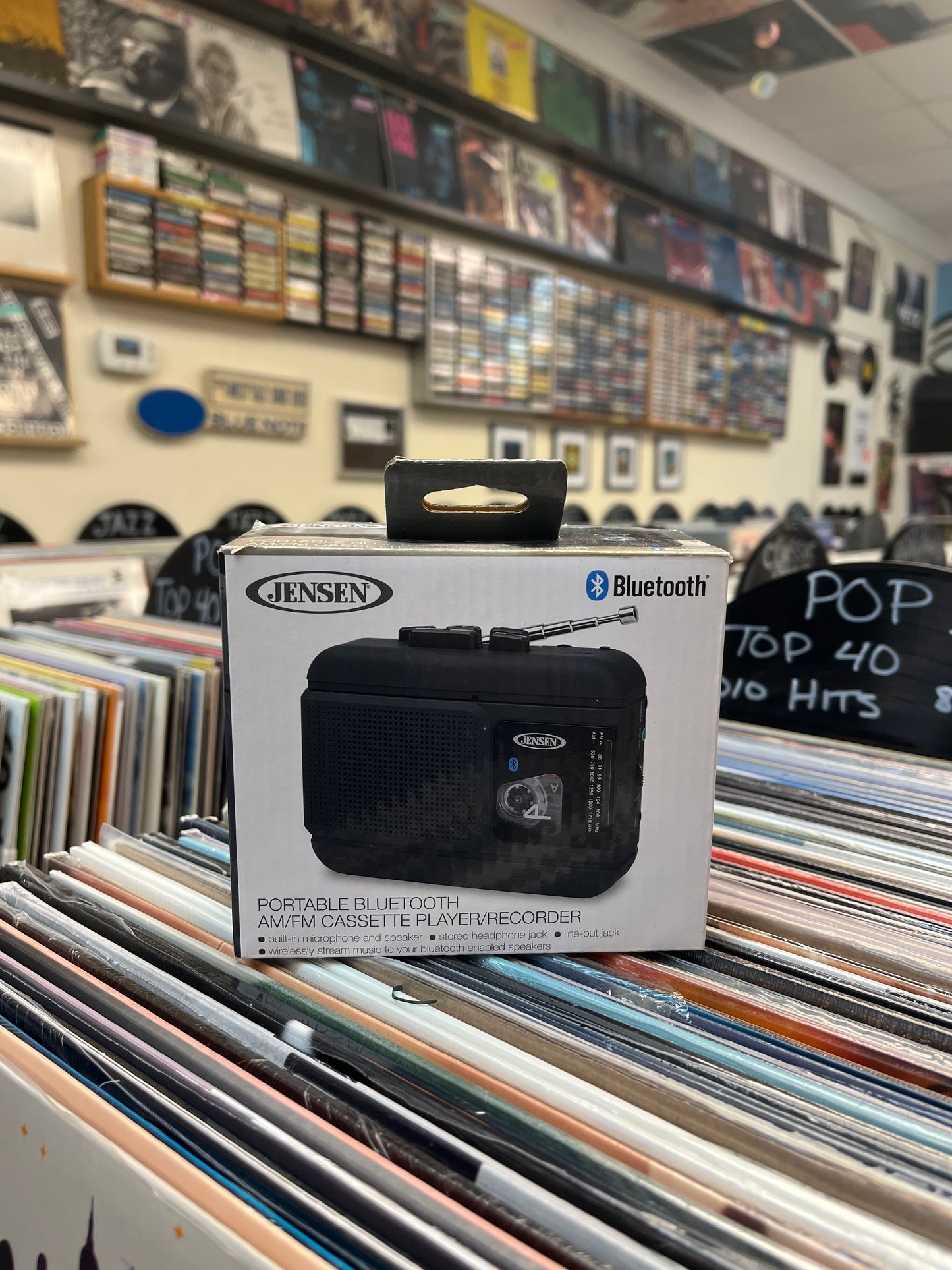 Jensen Portable Bluetooth Cassette Player / Recorder