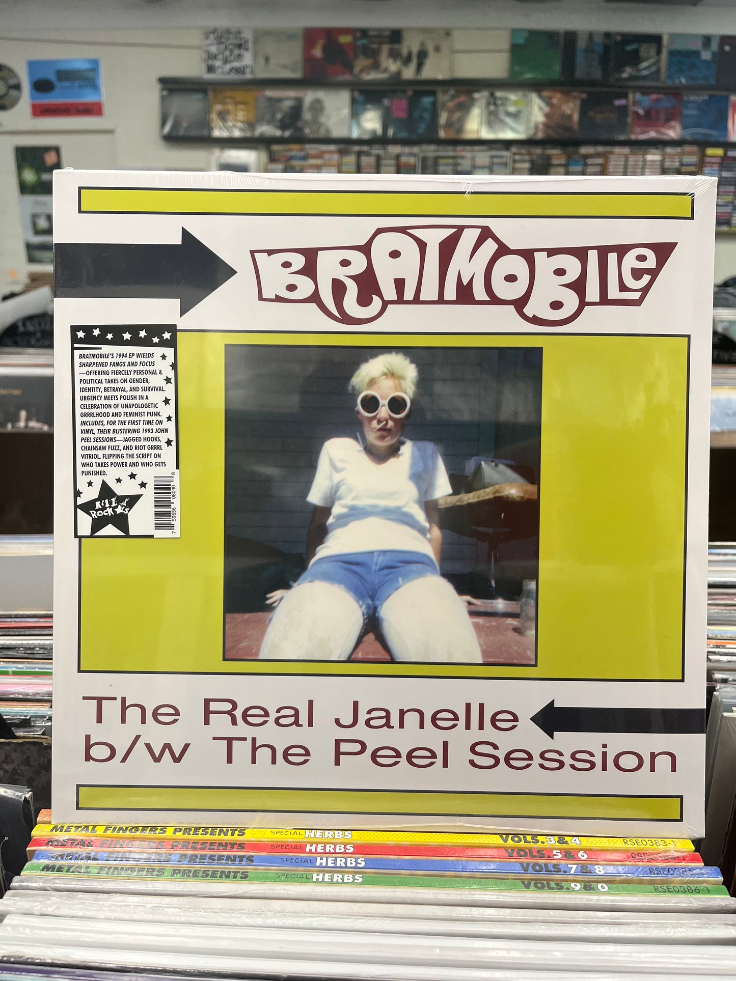 Bratmobile - The Real Janelle b/w The Peel Session LP