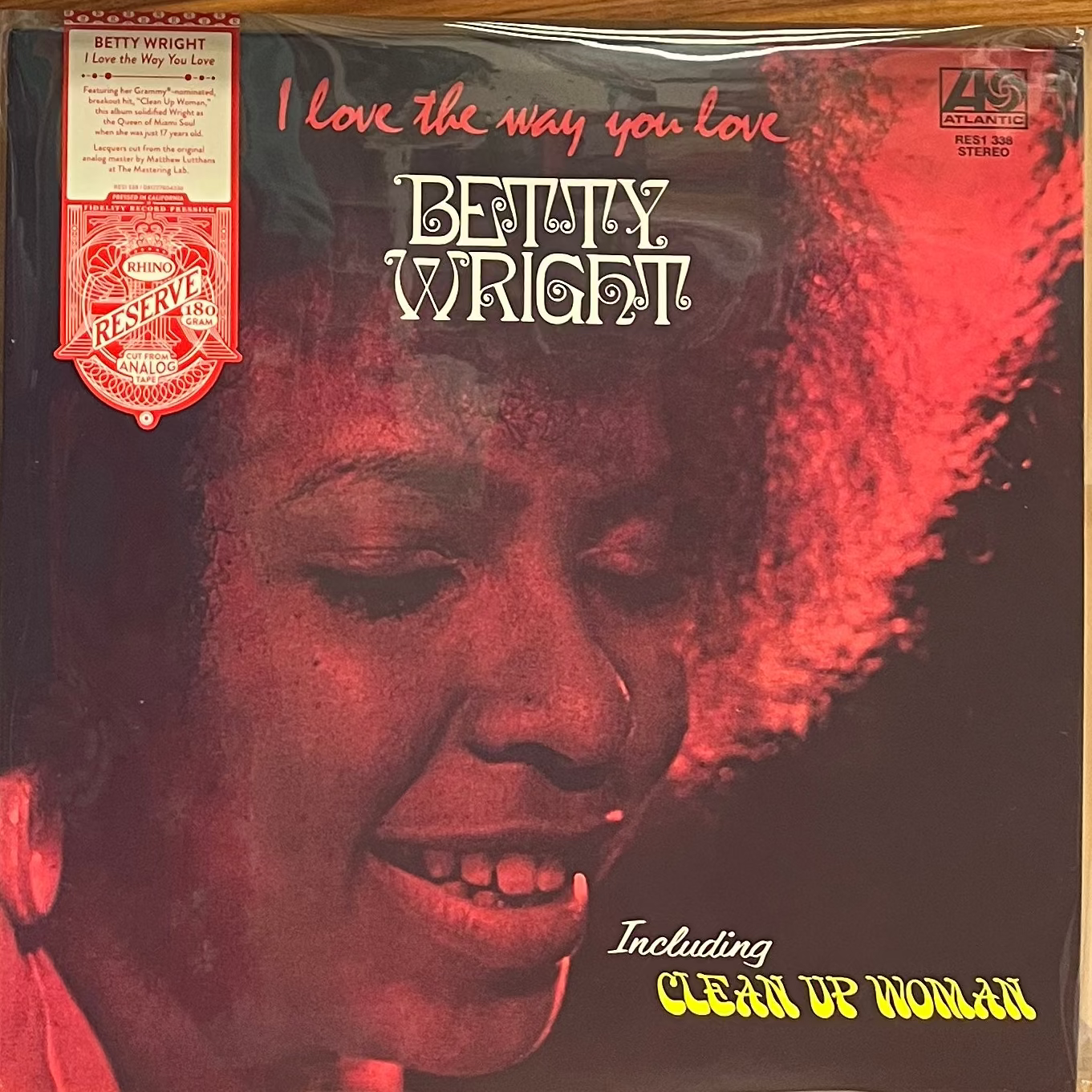 Betty Wright - I Love The Way You Love Rhino Reserve LP
