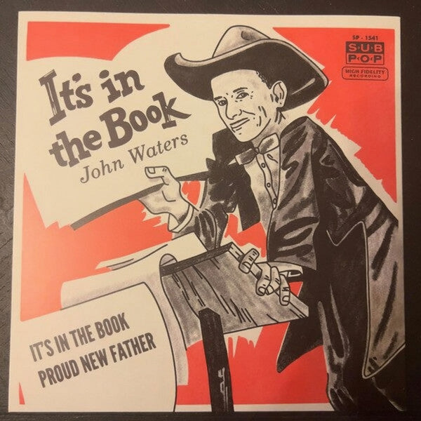 John Waters - It's In The Book (7", Single, Gol)
