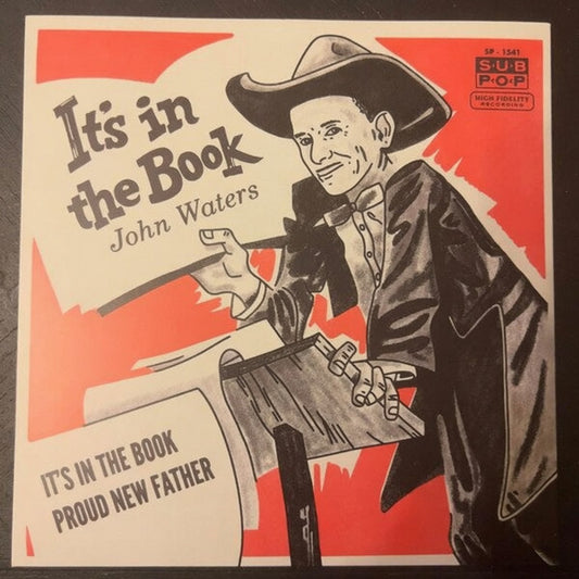 John Waters - It's In The Book (7", Single, Gol)
