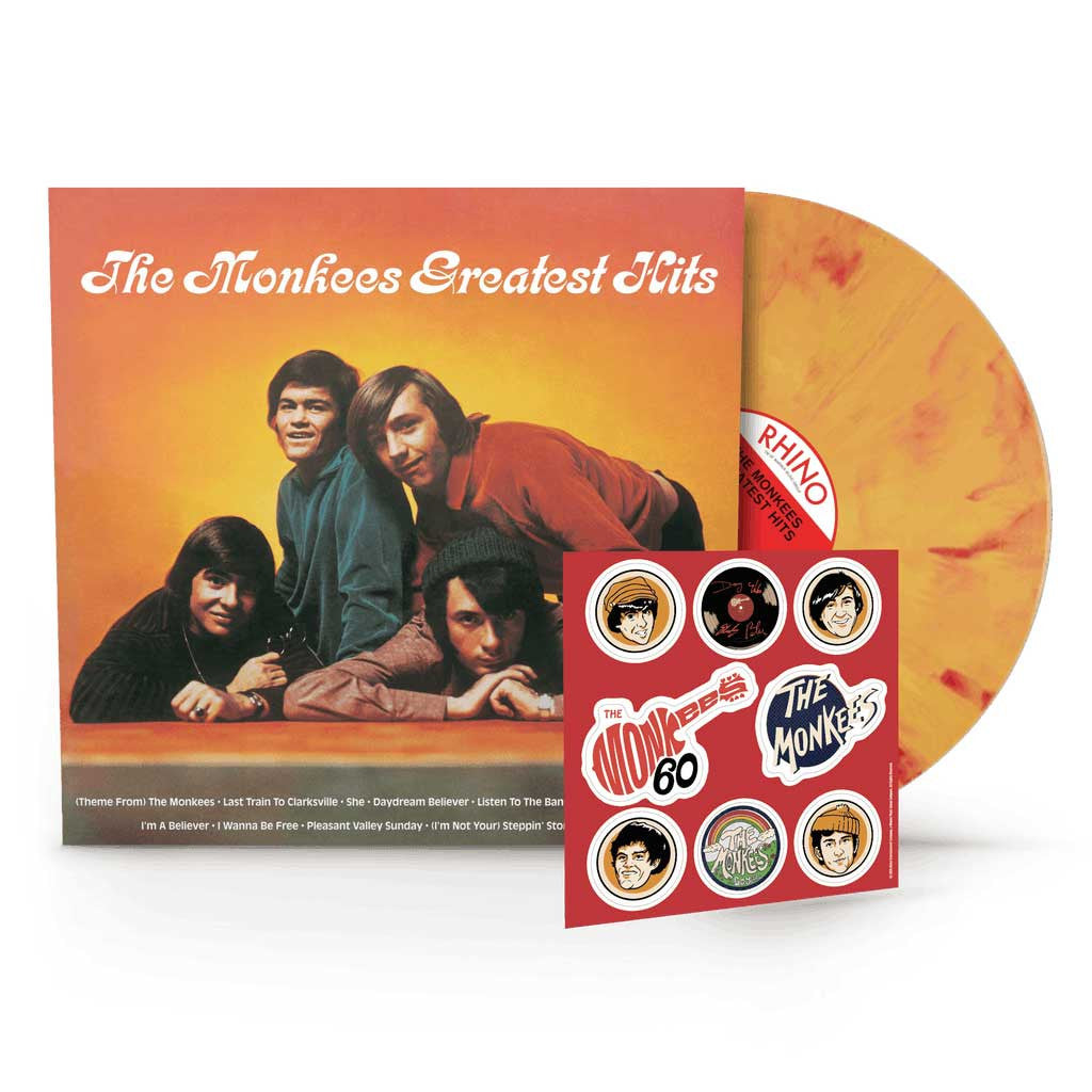 The Monkees - Greatest Hits Yellow Flame Vinyl LP PREORDER