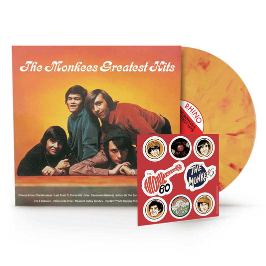 The Monkees - Greatest Hits Yellow Flame Vinyl LP PREORDER
