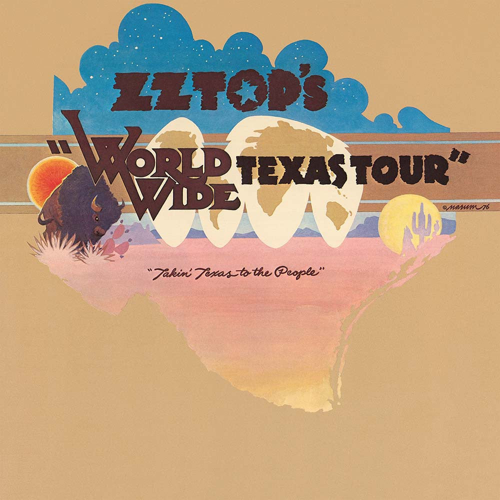 ZZ Top - World Wide Texas Tour LP PREORDER