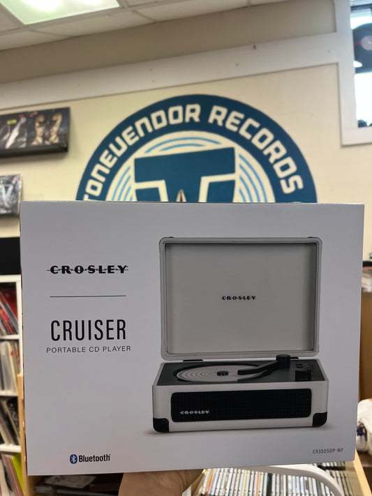 Crosley Cruiser White Portable CD Player