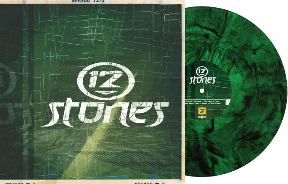 12 Stones - 12 Stones  Green & Black Marble Vinyl LP PREORDER