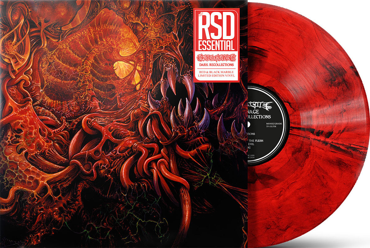 Carnage - Dark Recollections Red & Black Marble Vinyl LP PREORDER