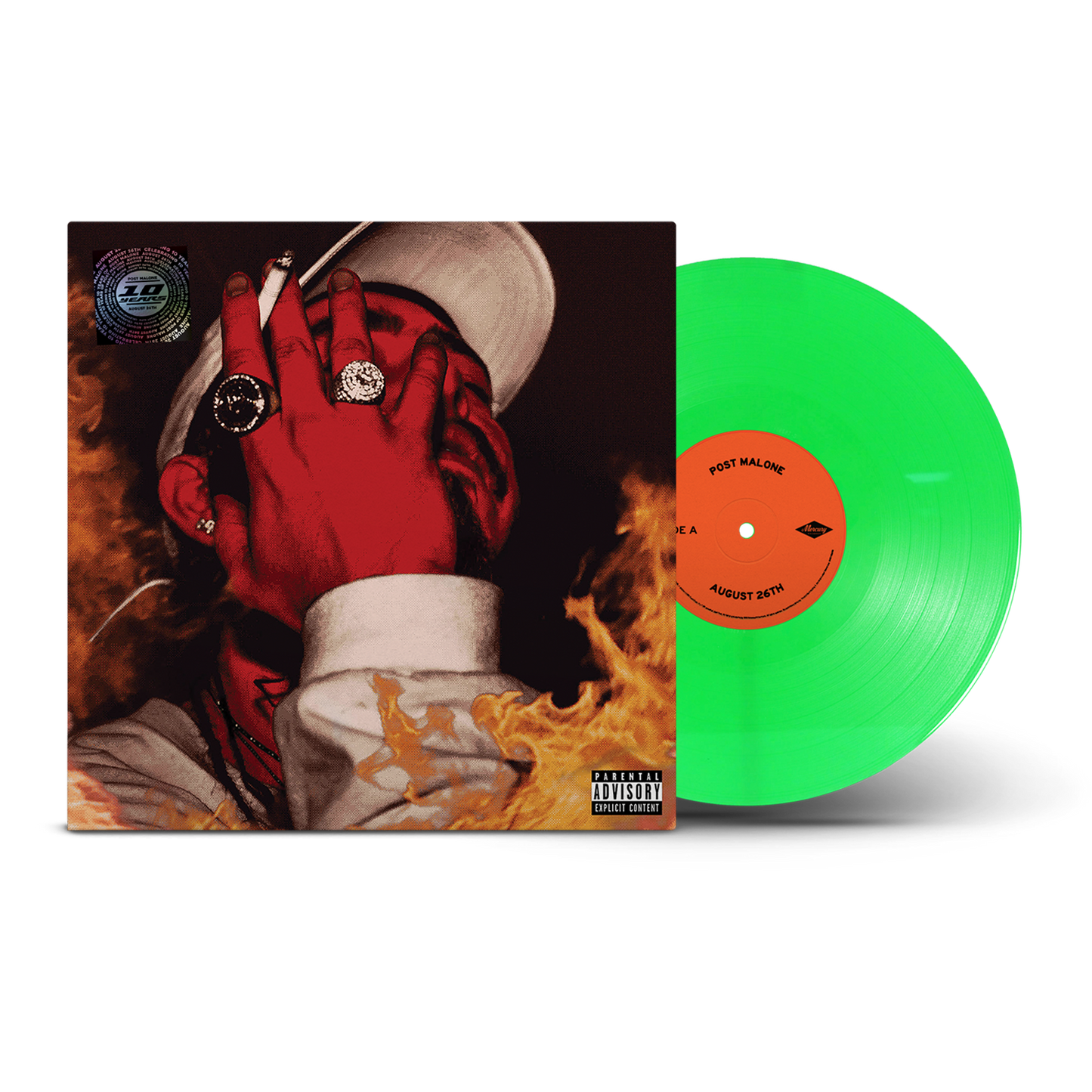 Post Malone - August 26 (10th Anniversary) Spring Leaf Green Vinyl LP PREORDER