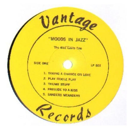 Bud Lavin Trio : Moods In Jazz (LP, Album)
