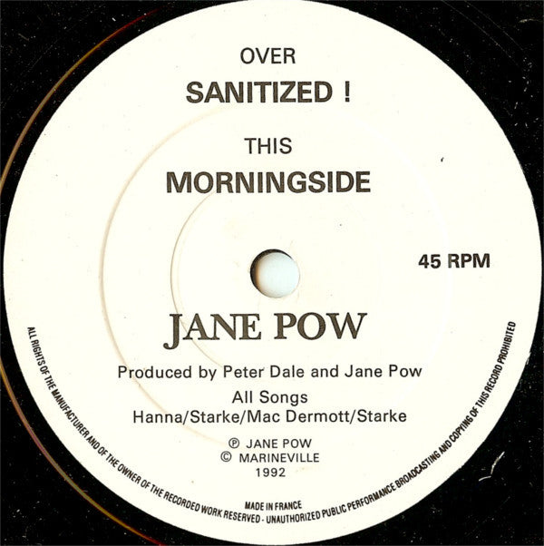 Jane Pow : Sanitized (7", Single)