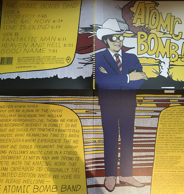 The Atomic Bomb Band : Plays The Music Of William Onyeabor (LP, Album, Ltd)