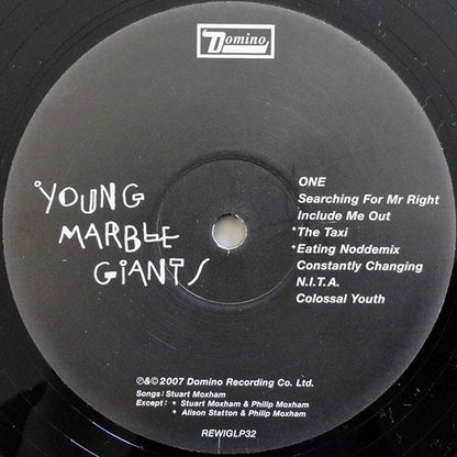 Young Marble Giants : Colossal Youth (LP, Album, RE)