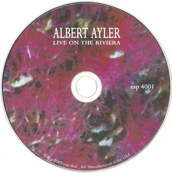 Albert Ayler : Live On The Riviera (CD, Album, RE)