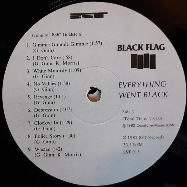 Black Flag : Everything Went Black (2xLP, Comp, RE, RP)