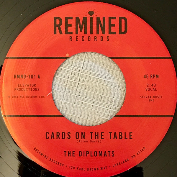 The Diplomats (2) : Cards On The Table / Don't Ever Go (7", Single)