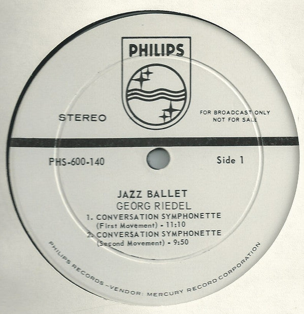 Georg Riedel : Jazz Ballet (LP, Album, Promo)