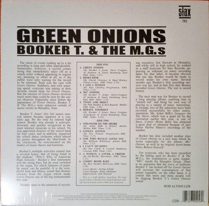 Booker T & The MG's : Green Onions (LP, Album, Mono, RE, 180)