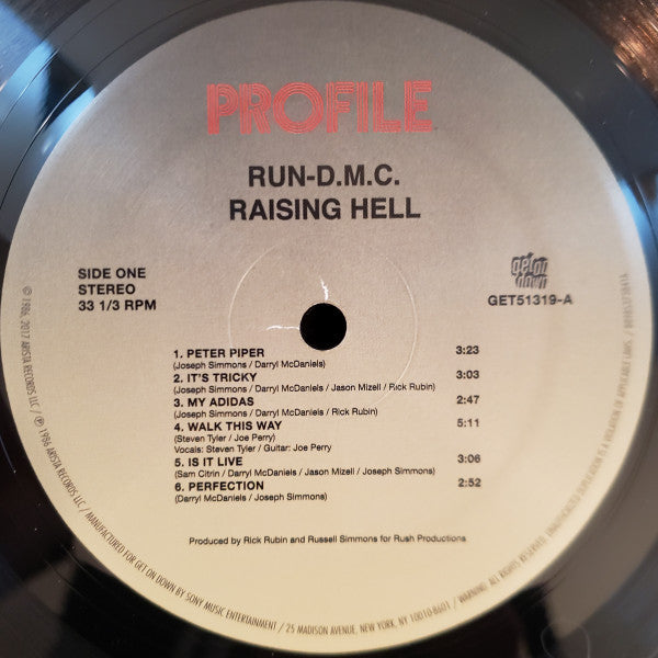 Run DMC* : Raising Hell (LP, Album, RE)