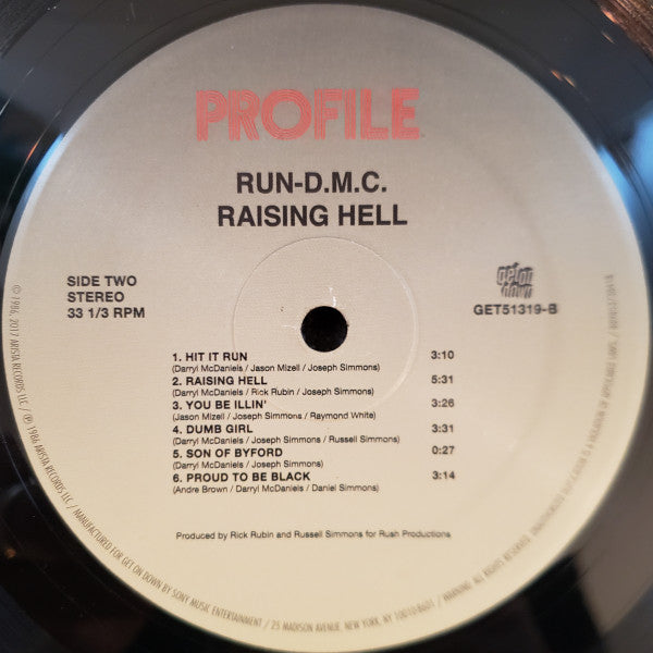 Run DMC* : Raising Hell (LP, Album, RE)