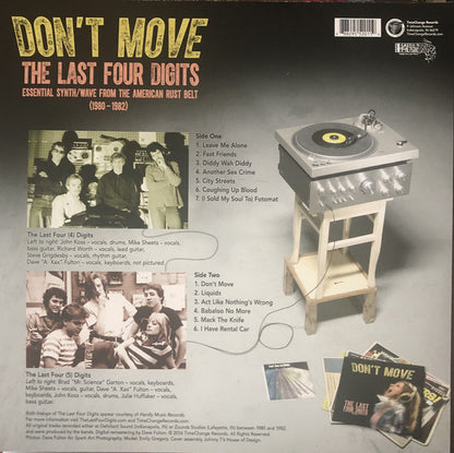 Last Four (4) Digits : Don't Move (LP, Album, Comp, Ltd, Cle + CD, Album, Comp)
