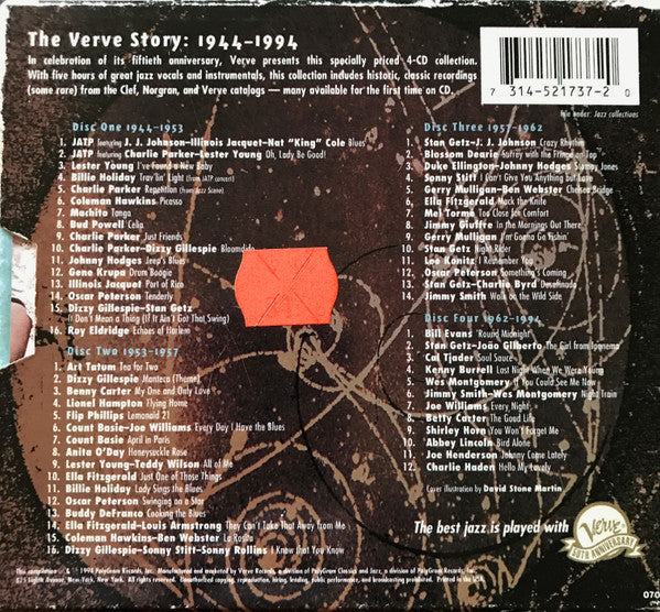 Various : The Verve Story: 1944 - 1994 (4xCD, Comp + Box)