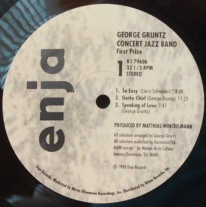 The George Gruntz Concert Jazz Band : First Prize (LP)
