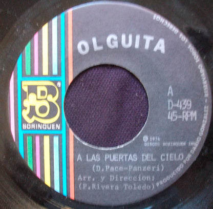 Olguita Alvarez : A Las Puertas Del Cielo (7", Single)
