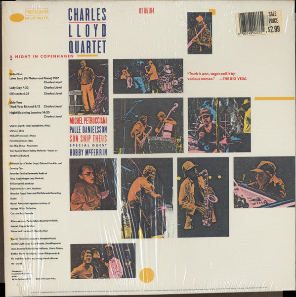 The Charles Lloyd Quartet : A Night In Copenhagen (LP, Album)