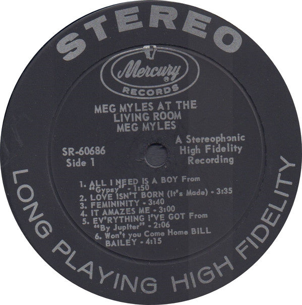 Meg Myles : At The Living Room (LP, Album)