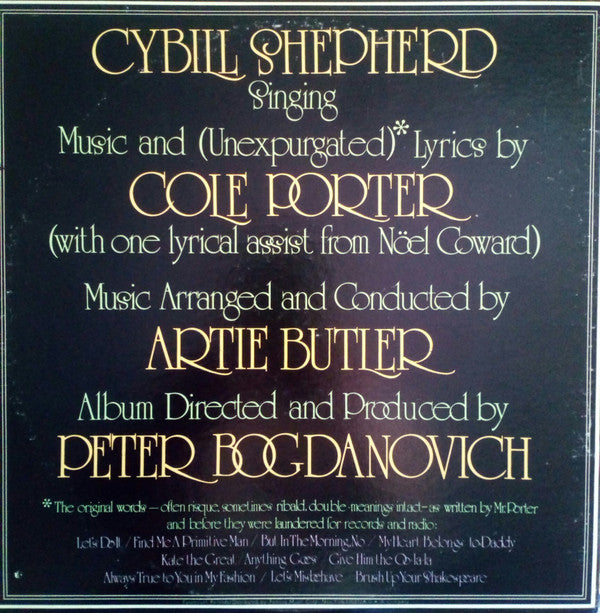 Cybill Shepherd : Cybill Does It... ...To Cole Porter (LP, Album, Gat)