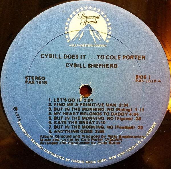 Cybill Shepherd : Cybill Does It... ...To Cole Porter (LP, Album, Gat)
