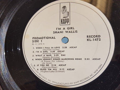 Shani Wallis : I'm A Girl! (LP, Album, Promo)