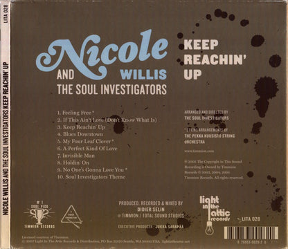 Nicole Willis And The Soul Investigators : Keep Reachin' Up (CD, Album, RE, Dig)