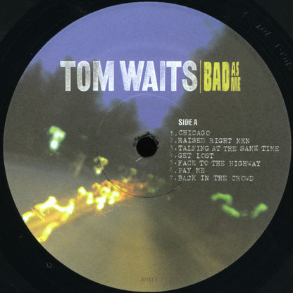 Tom Waits : Bad As Me (LP, Album, RE, RM)