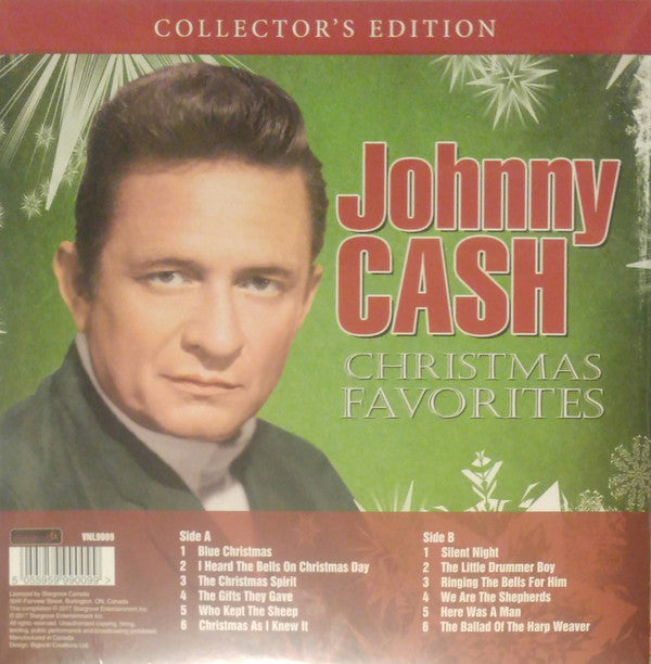 Johnny Cash : Christmas Favorites (LP, Album, RE)