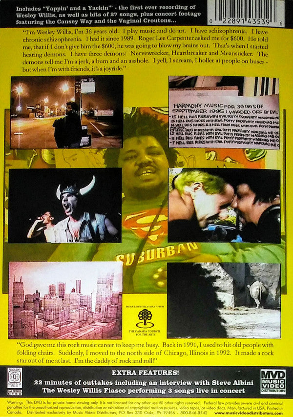 Wesley Willis : The Daddy Of Rock'n'Roll (DVD-V, NTSC)