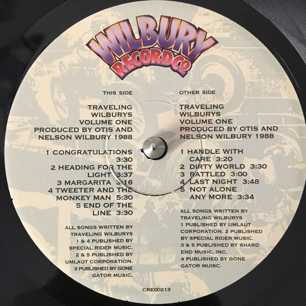 Traveling Wilburys : Volume One (LP, Album, RE, RM, 180)