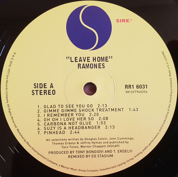 Ramones : Leave Home (LP,Album,Reissue,Remastered)