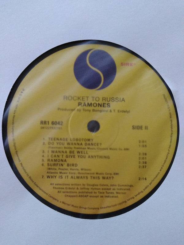 Ramones : Rocket To Russia (LP, Album, RE, RM, 180)