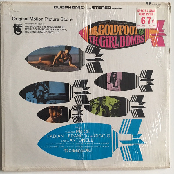 Various : Dr. Goldfoot & The Girl Bombs (Original Motion Picture Score) (LP, Scr)