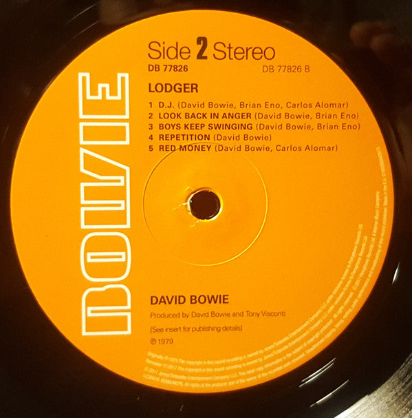 David Bowie : Lodger (LP, Album, RE, RM, 180)
